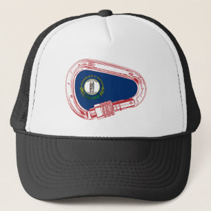 Gorra De Camionero Kentucky Flag Climbing Carabiner