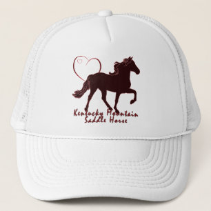 Gorra De Camionero Kentucky Mountain Saddle Horse Hearts