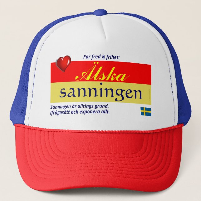 Gorra De Camionero Keps — Älska sanningen (Anverso)