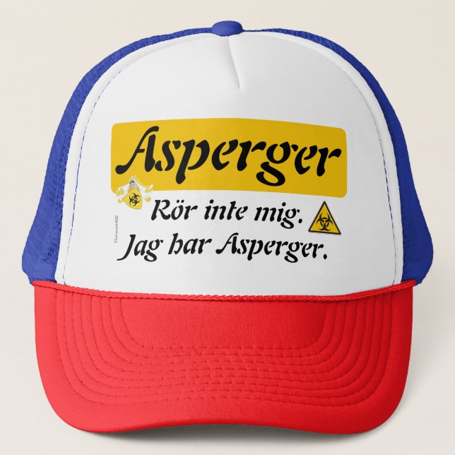 Gorra De Camionero Keps — Asperger (Anverso)
