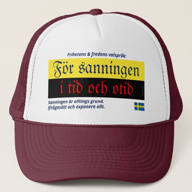 Gorra De Camionero Keps — För sanningen (Anverso)