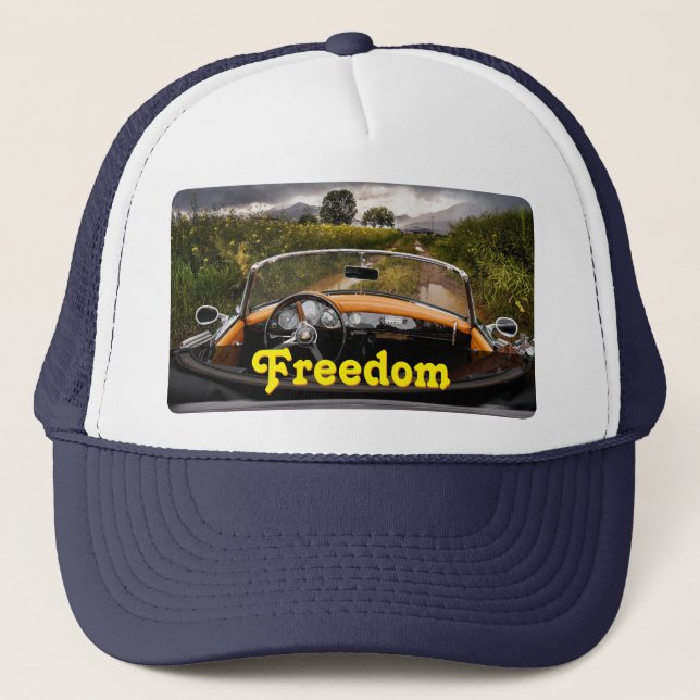 Gorra De Camionero Keps — Freedom (Anverso)