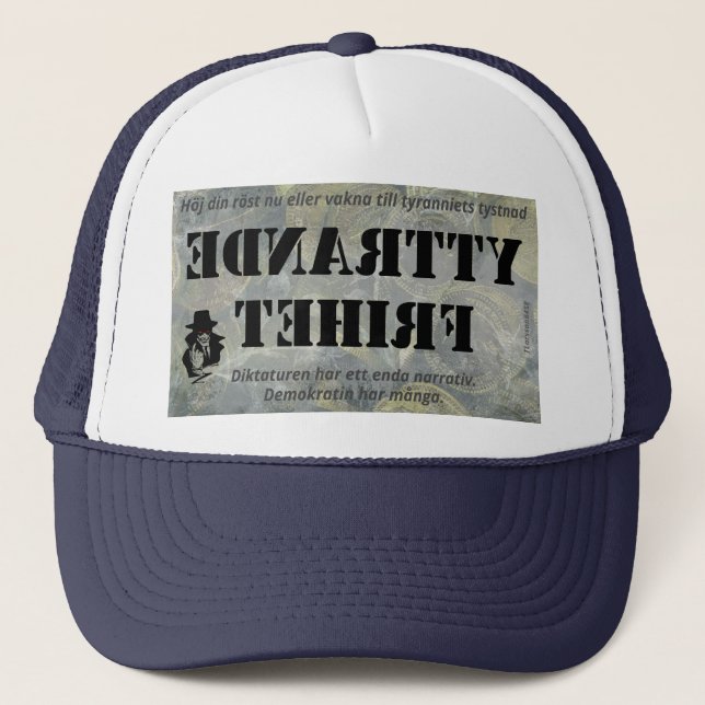 Gorra De Camionero Keps — Yttrandefrihet (Anverso)