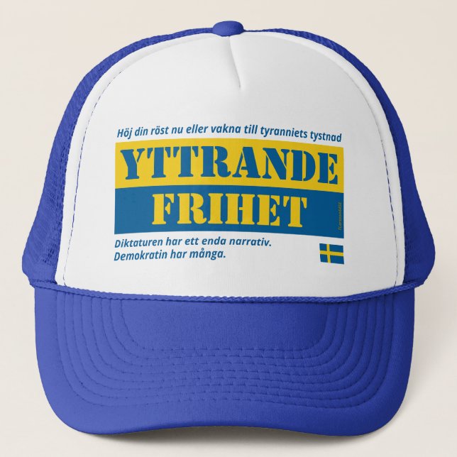Gorra De Camionero Keps — Yttrandefrihet (Anverso)