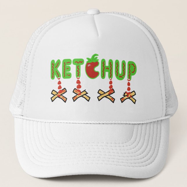 Gorra De Camionero Ketchup y Fries (Anverso)
