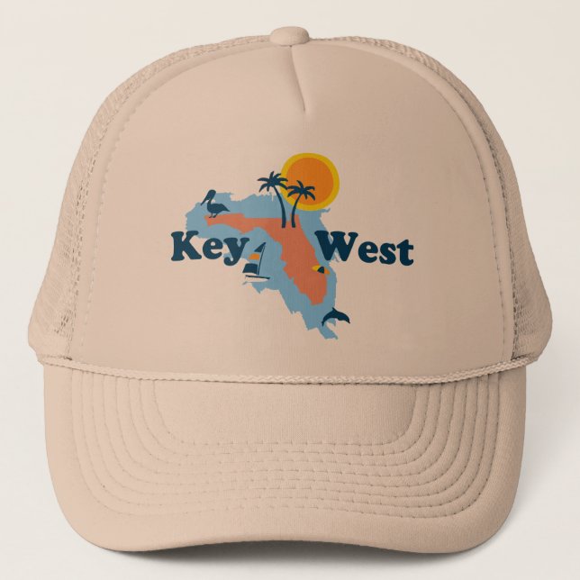 Gorra De Camionero Key West. (Anverso)