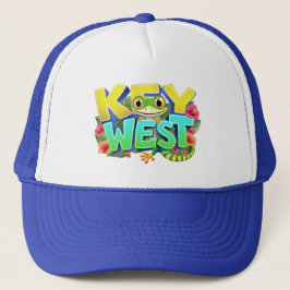 Gorra De Camionero Key West Gecko Florida
