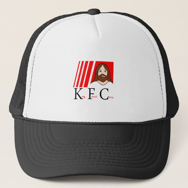 Gorra De Camionero KFC - rey Friend Cristo (diseño actualizado) (Anverso)