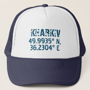 Gorra De Camionero Kharkiv Ucrania latitud y longitud angustiada