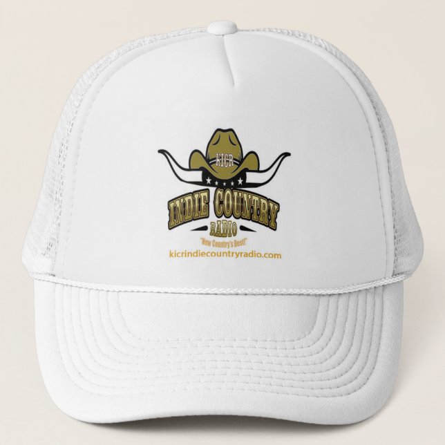 Gorra De Camionero KICR Campo de radio interior (Anverso)