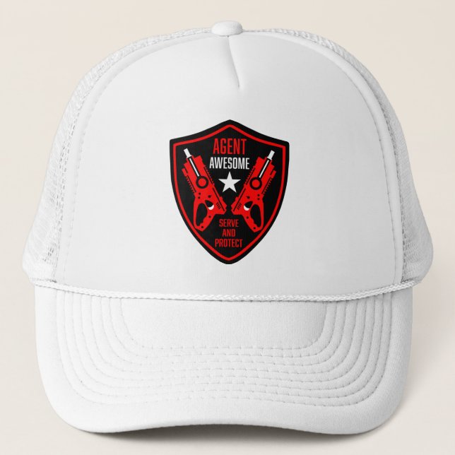 Gorra De Camionero Kids Toy Dart Gun Battle (Anverso)