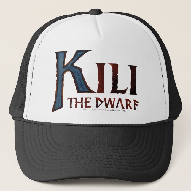 Gorra De Camionero KILI THE DWARF™ Name (Anverso)