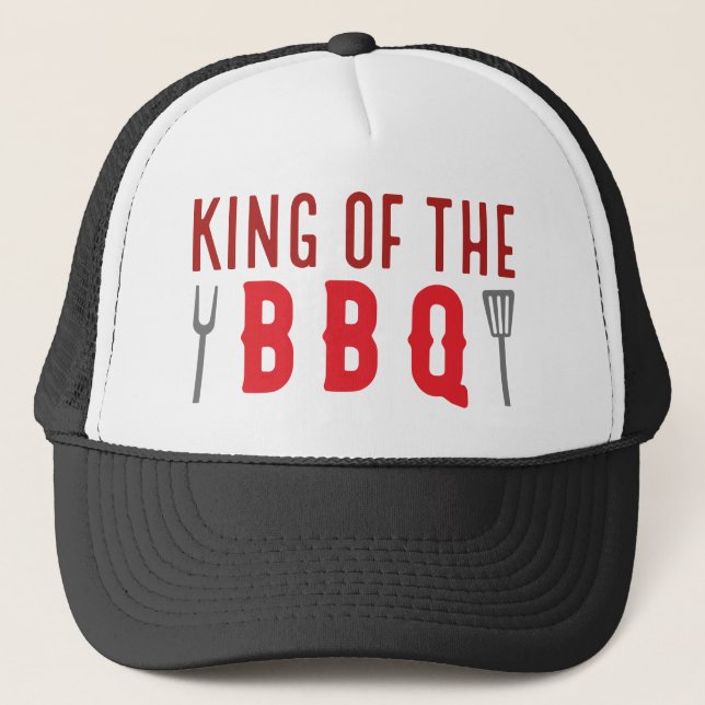 Gorra De Camionero King Of The BBQ (Anverso)