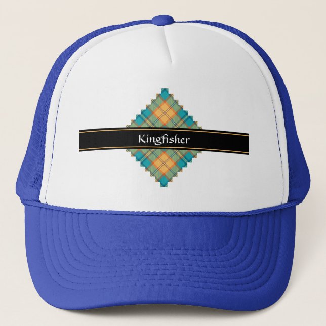 Gorra De Camionero Kingfisher Tartan Trucker Hat (Anverso)