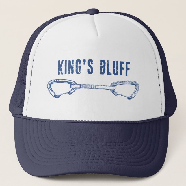 Gorra De Camionero King's Bluff Tennessee Rock Climbing Quickdraw (Anverso)