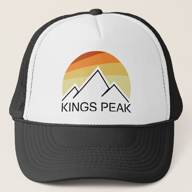 Gorra De Camionero Kings Peak Utah Retro (Anverso)