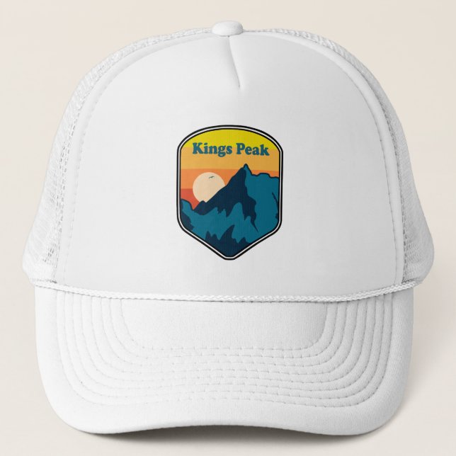 Gorra De Camionero Kings Peak Utah Sunrise (Anverso)