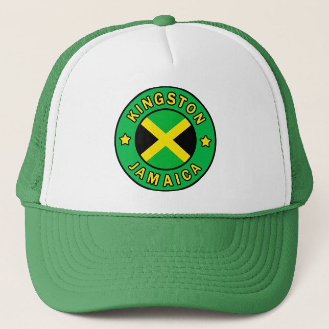 Gorra De Camionero Kingston Jamaica (Anverso)