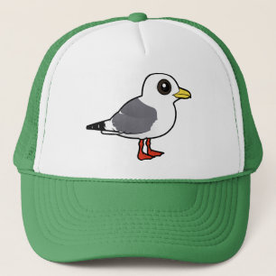 Gorra De Camionero Kittiwake de patas rojas de Birdorable