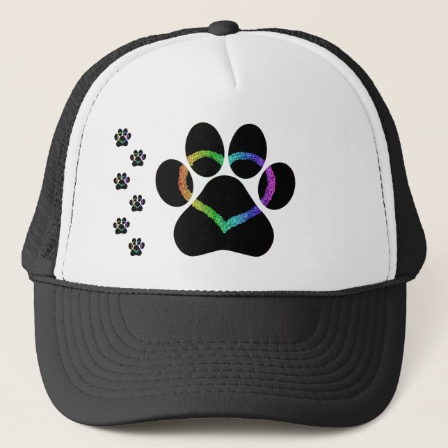 Gorra De Camionero KITTY LOVE Black (Anverso)