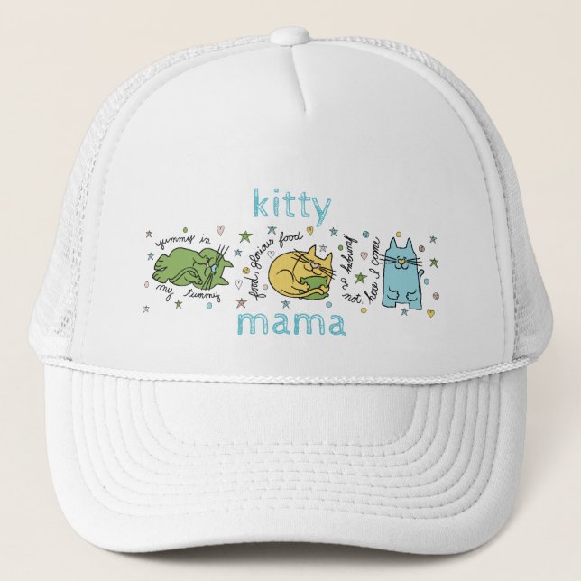 Gorra De Camionero Kitty Mama (Anverso)