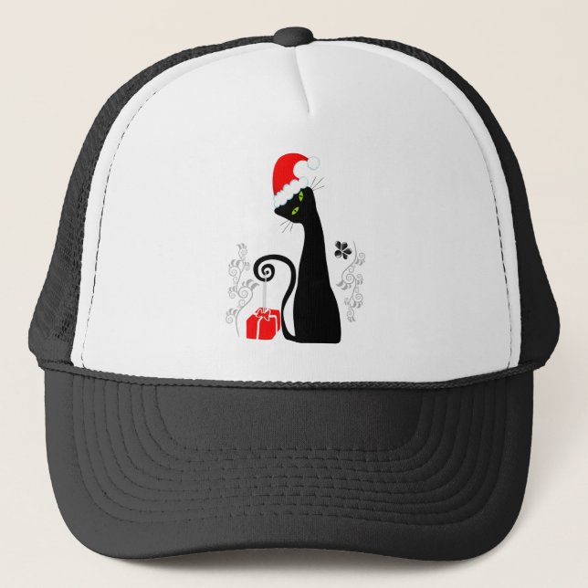 Gorra De Camionero Kitty, Navidades modernos (Anverso)