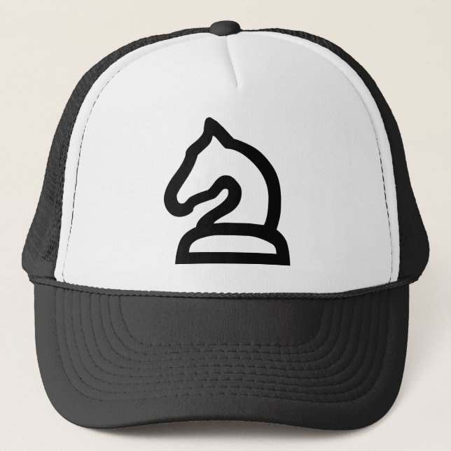 Gorra De Camionero Knight blanco (Anverso)