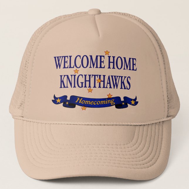 Gorra De Camionero Knighthawks casero agradable (Anverso)