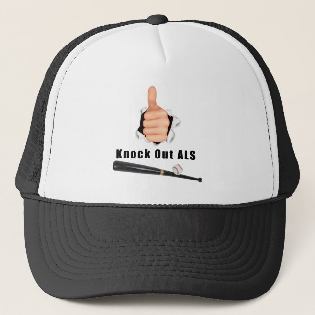 Gorra De Camionero Knockout ALS Cap (Anverso)
