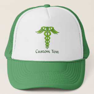 Gorra De Camionero Knot Caduceus celta verde