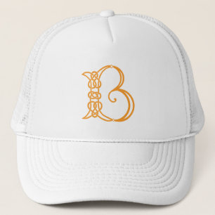 Gorra De Camionero Knot celular personalizado inicial B