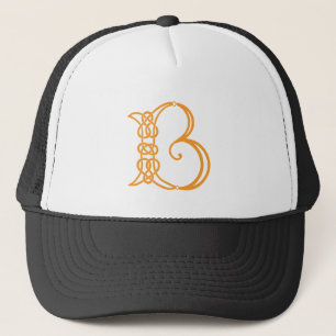 Gorra De Camionero Knot celular personalizado inicial B