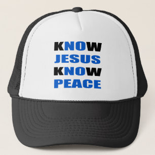 Gorra De Camionero kNOw Jesús kNOw Paz