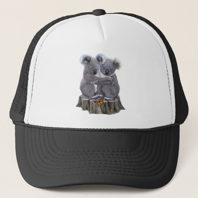 GORRA DE CAMIONERO KOALA BEBÉ ABRAZOS (Anverso)
