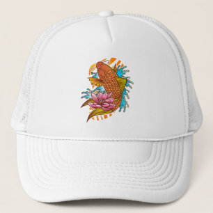 Gorra De Camionero Koi Pond Dreams