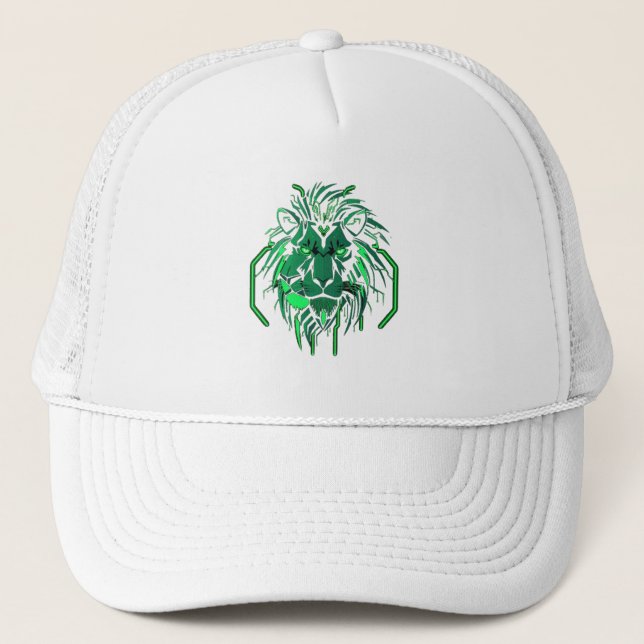 Gorra De Camionero Königlicher Löwe – Neon Power (Anverso)