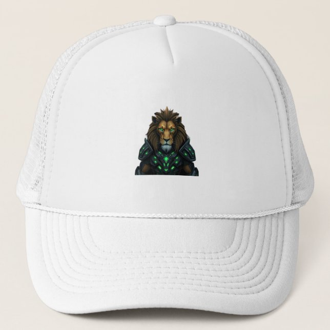 Gorra De Camionero Königlicher Löwe – Neon Power (Anverso)