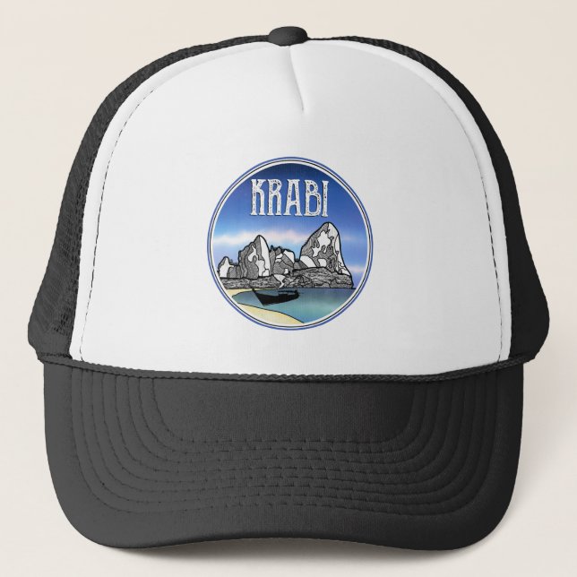Gorra De Camionero Krabi Railay Beach Tailandia (Anverso)