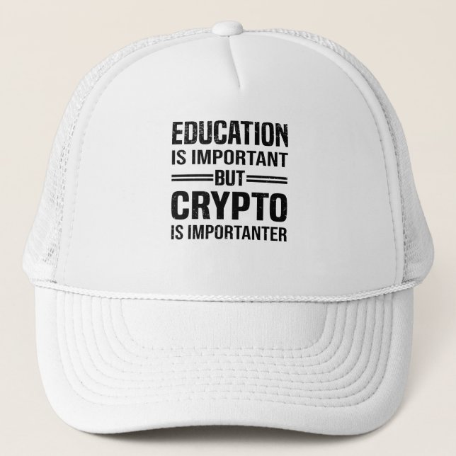 Gorra De Camionero Krypto Saying Crypto Miner Trader Krypto (Anverso)