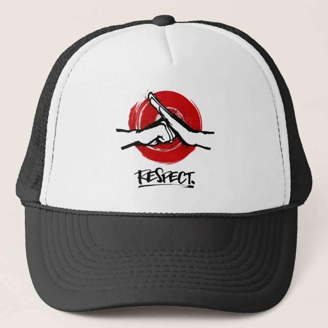 Gorra De Camionero Kung Fu - Artes marciales - Respeto (Anverso)