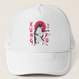 Gorra De Camionero Kung Fu Cat