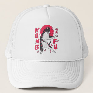 Gorra De Camionero Kung Fu Cat