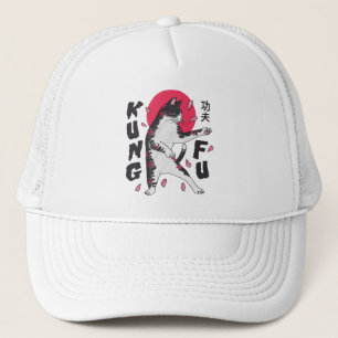 Gorra De Camionero Kung Fu Cat