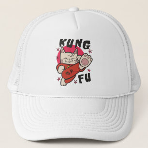 Gorra De Camionero Kung Fu Cat