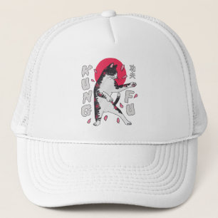 Gorra De Camionero Kung Fu Cat