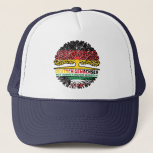 Gorra De Camionero Kuwait Kuwaití Alemán Alemania Árbol Raíz