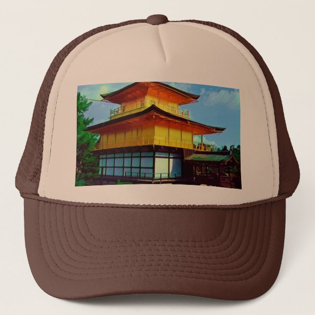 Gorra De Camionero Kyoto - KINKAU - Pavillón de oro (Anverso)