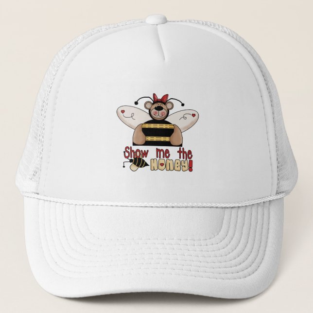 Gorra De Camionero La abeja me muestra las camisetas y los regalos de (Anverso)