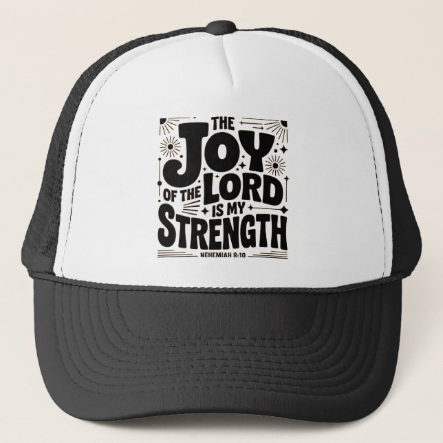 Gorra De Camionero La Alegría De Jehovah Es Mi Fuerza (Anverso)