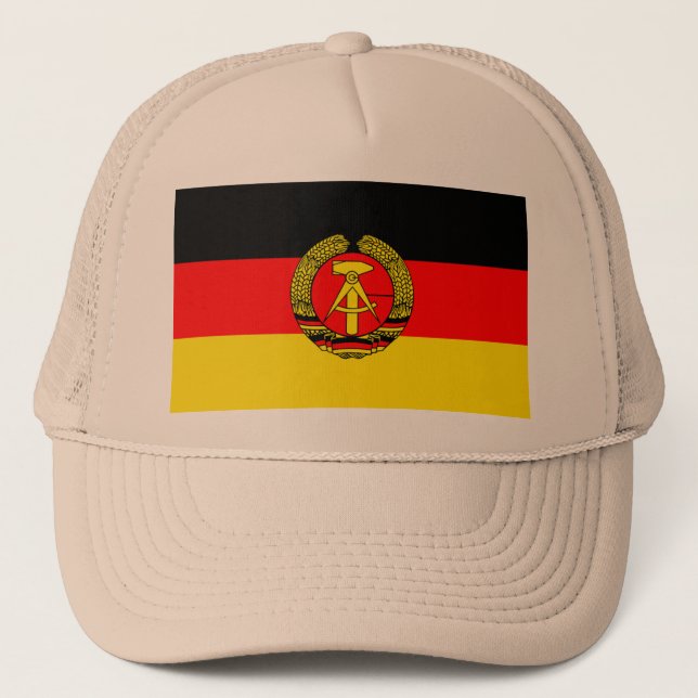 Gorra De Camionero La Alemania Oriental, bandera (Anverso)